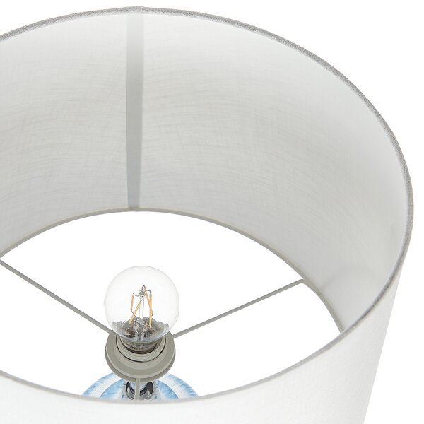 Stolní lampa GEORGINA Keramika Modrá