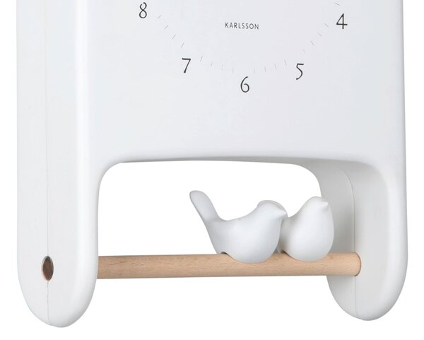 NÁSTĚNNÉ HODINY bílá 20/32/7 cm Karlsson - Nástěnné hodiny, Online Only