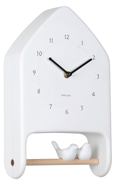 NÁSTĚNNÉ HODINY bílá 20/32/7 cm Karlsson - Nástěnné hodiny, Online Only
