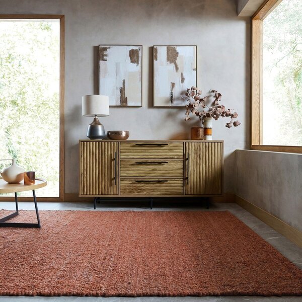 Ručně tkaný koberec v terakotové barvě 120x170 cm Finley – Flair Rugs