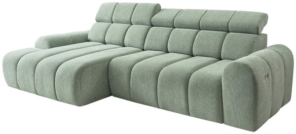 ROHOVÁ SEDAČKA, textil, šalvějově zelená Stylife - Sedací soupravy