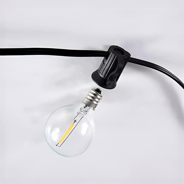 SOLIGHT LED venkovní řetěz 10 žárovek 5m+3m 500lm teplá bílá