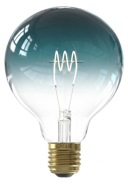 LED Stmívatelná žárovka FILAMENT G125 E27/4W/230V 1800K modrá