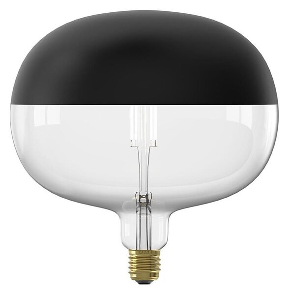 LED Stmívatelná žárovka s vrchlíkem FILAMENT E27/6W/230V 1800K černá CRI 90