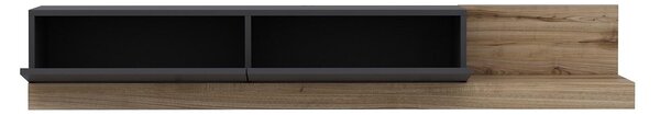 TV stolek/skříňka Kinani (antracit + ořech). Akce -25%