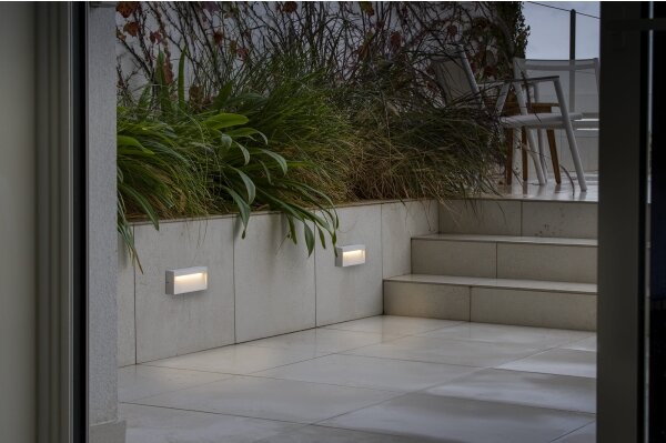 FARO 71967 - LED Schodišť. svít. DUNE LED/6W/230V 2200/2700/3200/4000K IP65 bílá