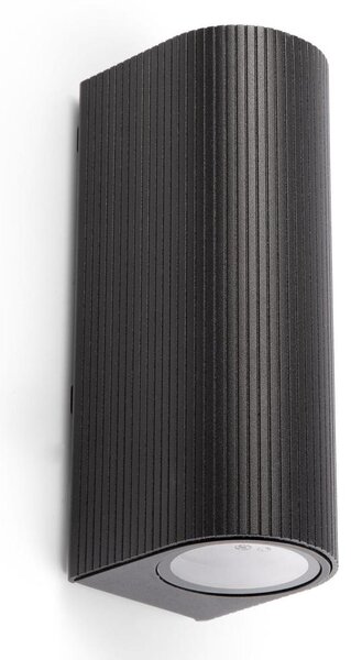 FARO 70327 - Venkovní nástěnné svítidlo ESTELA 2xGU10/5W/230V IP65 černá