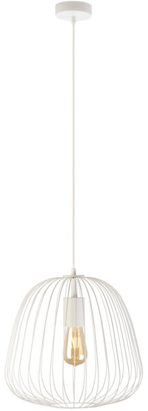 Lustr na lanku OVELLA 1xE27/15W/230V pr. 36 cm krémová