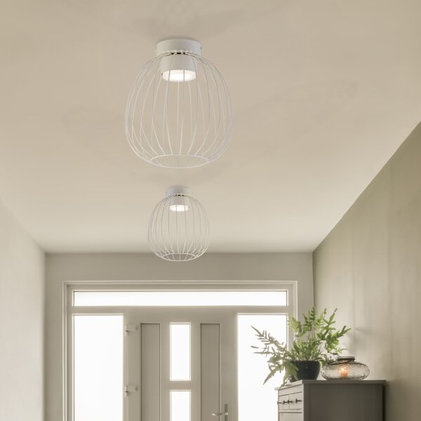 Stropní svítidlo OVELLA 1xGX53/10W/230V pr. 25 cm krémová
