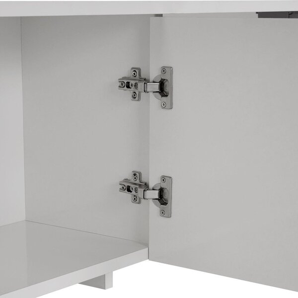 Bílý TV stolek 180x45x32 cm Aurelia – Kalune Design