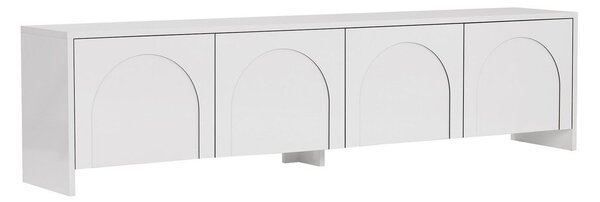 Bílý TV stolek 180x45x32 cm Aurelia – Kalune Design
