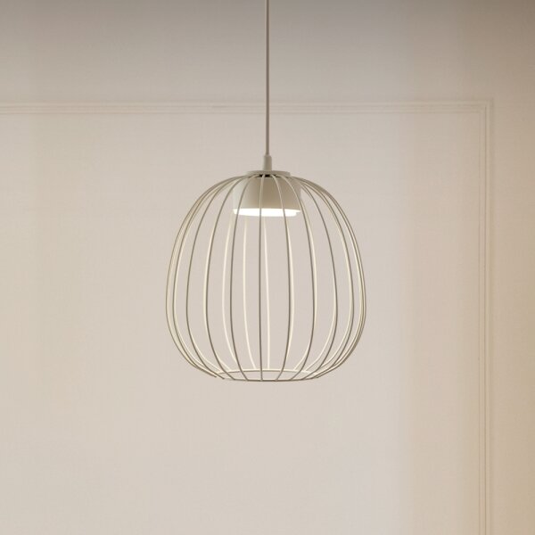 Lustr na lanku OVELLA 1xGX53/10W/230V pr. 25 cm krémová