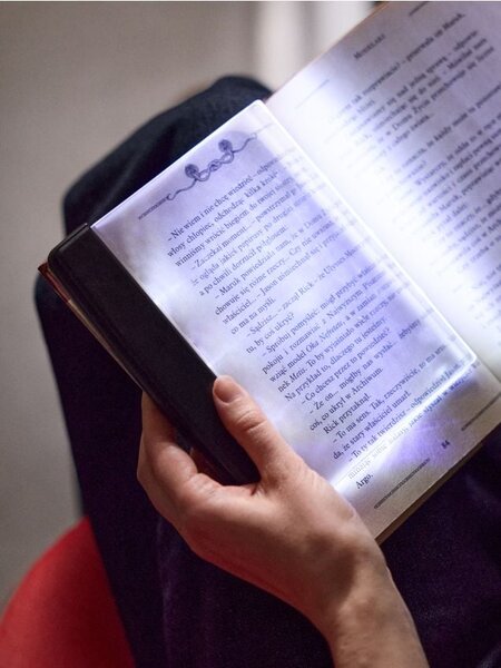 Sinsay - Přenosná LED lampička na čtení - černá