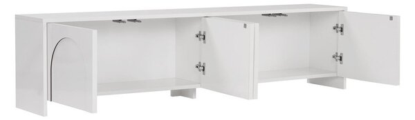 Bílý TV stolek 180x45x32 cm Aurelia – Kalune Design