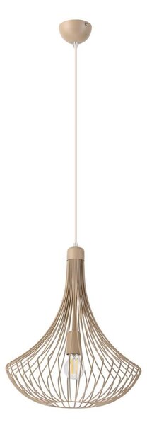 Lustr na lanku BALERINA 1xE27/15W/230V béžová