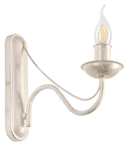 Nástěnná lampa ANTON 1xE14/60W/230V bílá patina