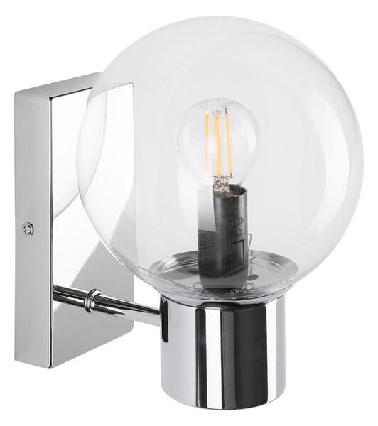 Nástěnná lampa SFERIO 1xE14/5W/230V lesklý chrom/čirá