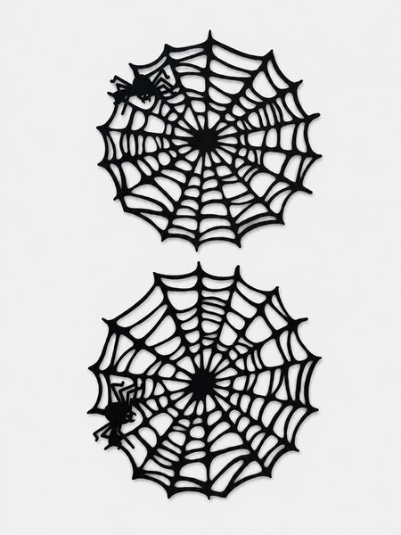 Sinsay - Prostírání na stůl s halloweenským motivem 2 ks - černá