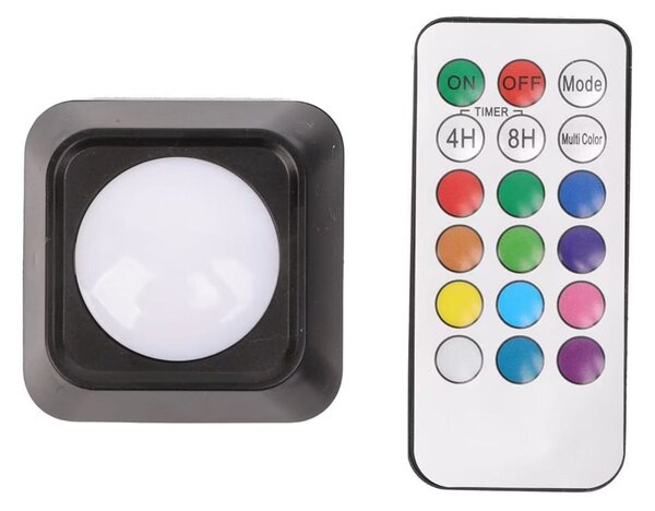 Sinsay - Bezdrátová RGB LED lampa s dálkovým ovladačem - černá