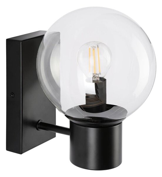 Nástěnná lampa SFERIO 1xE14/5W/230V černá/čirá