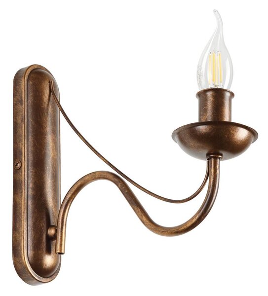 Nástěnná lampa ANTON 1xE14/60W/230V bronzová