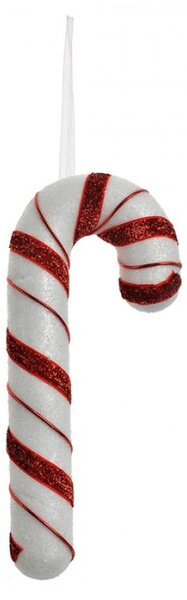 Vánoční závěsná ozdoba červeno-bílá cukrová hůlka Candy Cane – 20 cm