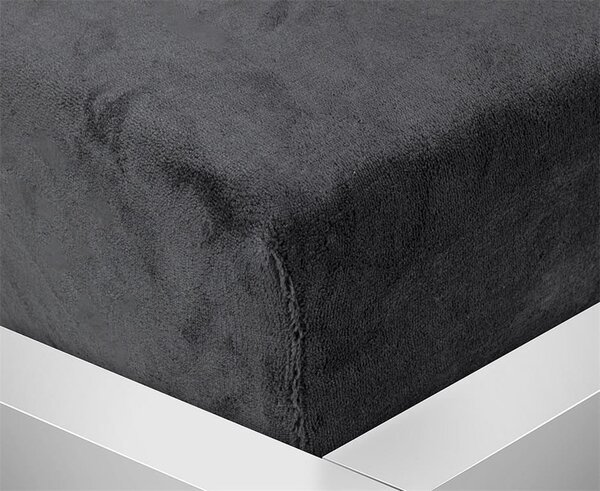Bavlissimo Prostěradlo mikroplyš 90 x 200 cm černá