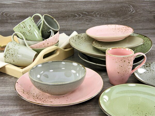 KOMBINOVANÁ SOUPRAVA, 16dílné, porcelán Creatable - Online Only nádobí, Online Only
