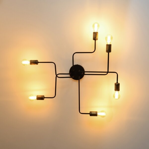 LED Přisazený lustr TUBE 6xE27/15W/230V