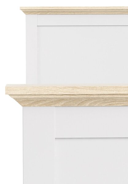 Postel Paris 90x200 bílá/dub 77801 - Tvilum
