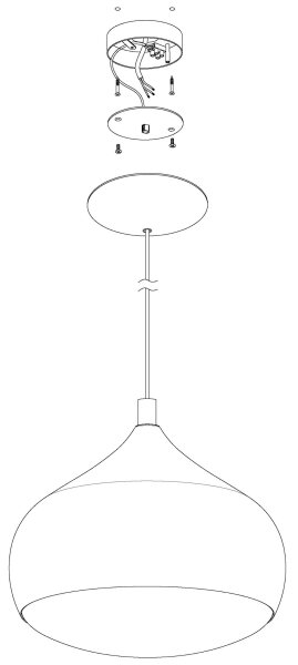 Eglo 98047 - LED RGBW Stmívatelný lustr na lanku COMBA-C LED/18W/230V BT