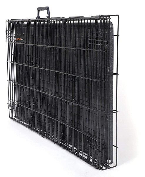 SONGMICS Přepravní klec pro zvířata Levino XXL 122 cm černá