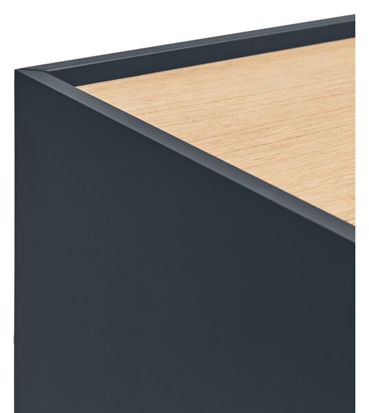 TV stolek v dekoru dubu v antracitovo-přírodní barvě 180x45 cm Otto – Teulat