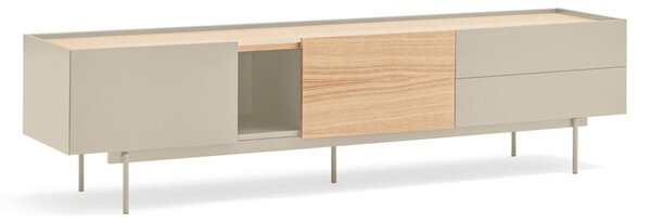 TV stolek v dekoru dubu v béžovo-přírodní barvě 180x45 cm Otto – Teulat