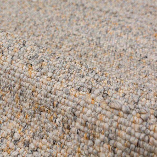 Žlutý/světle šedý ručně tkaný koberec 120x170 cm Finley – Flair Rugs