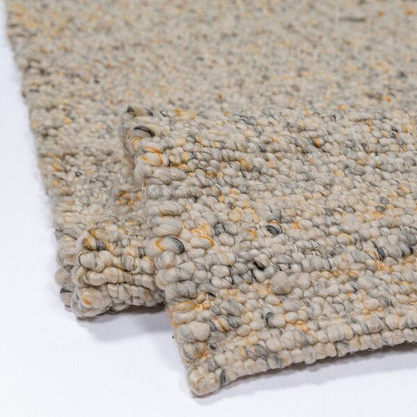 Žlutý/světle šedý ručně tkaný koberec 120x170 cm Finley – Flair Rugs