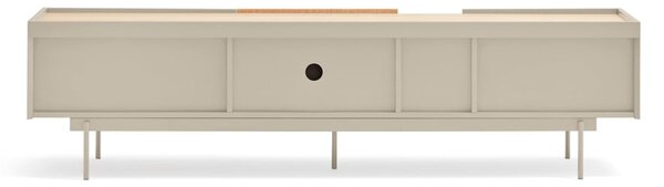 TV stolek v dekoru dubu v béžovo-přírodní barvě 180x45 cm Otto – Teulat