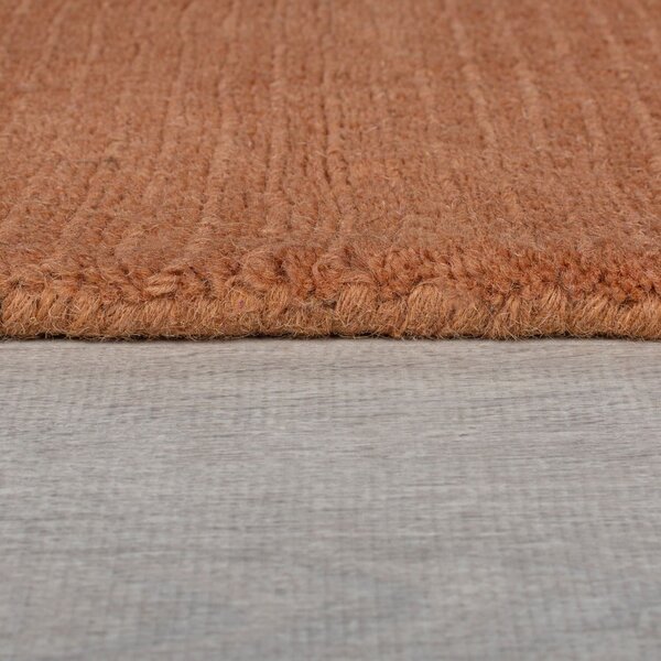 Vlněný koberec v cihlové barvě 120x170 cm – Flair Rugs