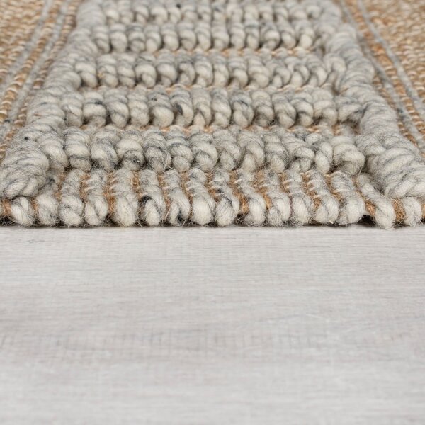 Koberec ve světle šedé a přírodní barvě 160x230 cm Medina – Flair Rugs