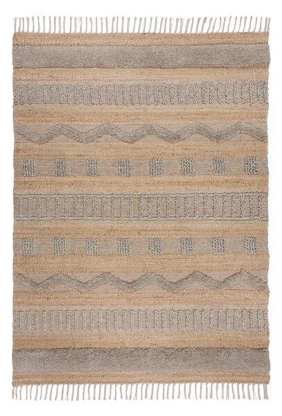 Koberec ve světle šedé a přírodní barvě 160x230 cm Medina – Flair Rugs