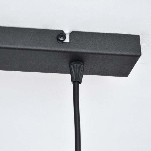 LED Lustr na lanku VOLTA 2xE27/15W/230V černá/rose gold