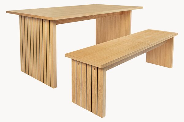 Dřevěný jídelní stůl Stripe