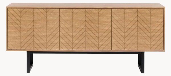 Dřevěná komoda Mora Herringbone