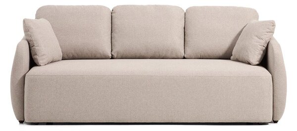Béžová žinylková rozkládací pohovka 218 cm Laira – Kave Home
