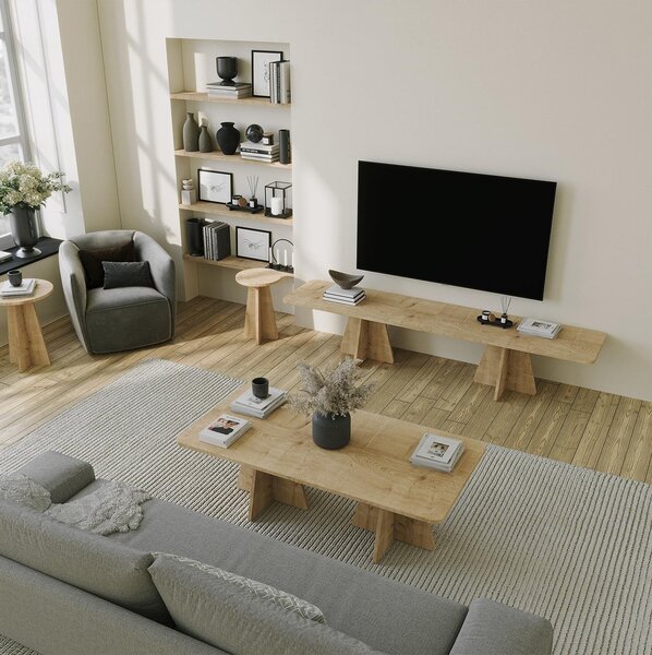 TV stolek Kabivo (dub safírový). Akce -25%