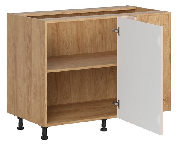 BRW Kuchyně Family Line Iris DNW-125/82/65-P/B, dub hikora/alhamra mat