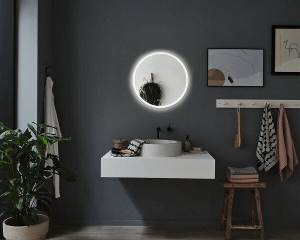 Paulmann 78952- LED/21W IP44 Stmívatelné koupelnové podsvícené zrcadlo MIRA 230V