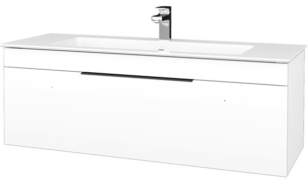 Dřevojas Koupelnová skříň ASTON SZZ 120 Varianta: M01 Bílá mat / Úchytka T07 / M01 Bílá mat