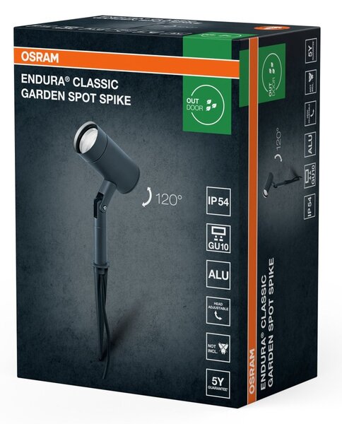 Zahradní svítidlo ENDURA Classic Spike, teplá bílá