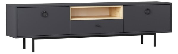 TV stolek/skříňka Dedoto (antracit). Akce -25%